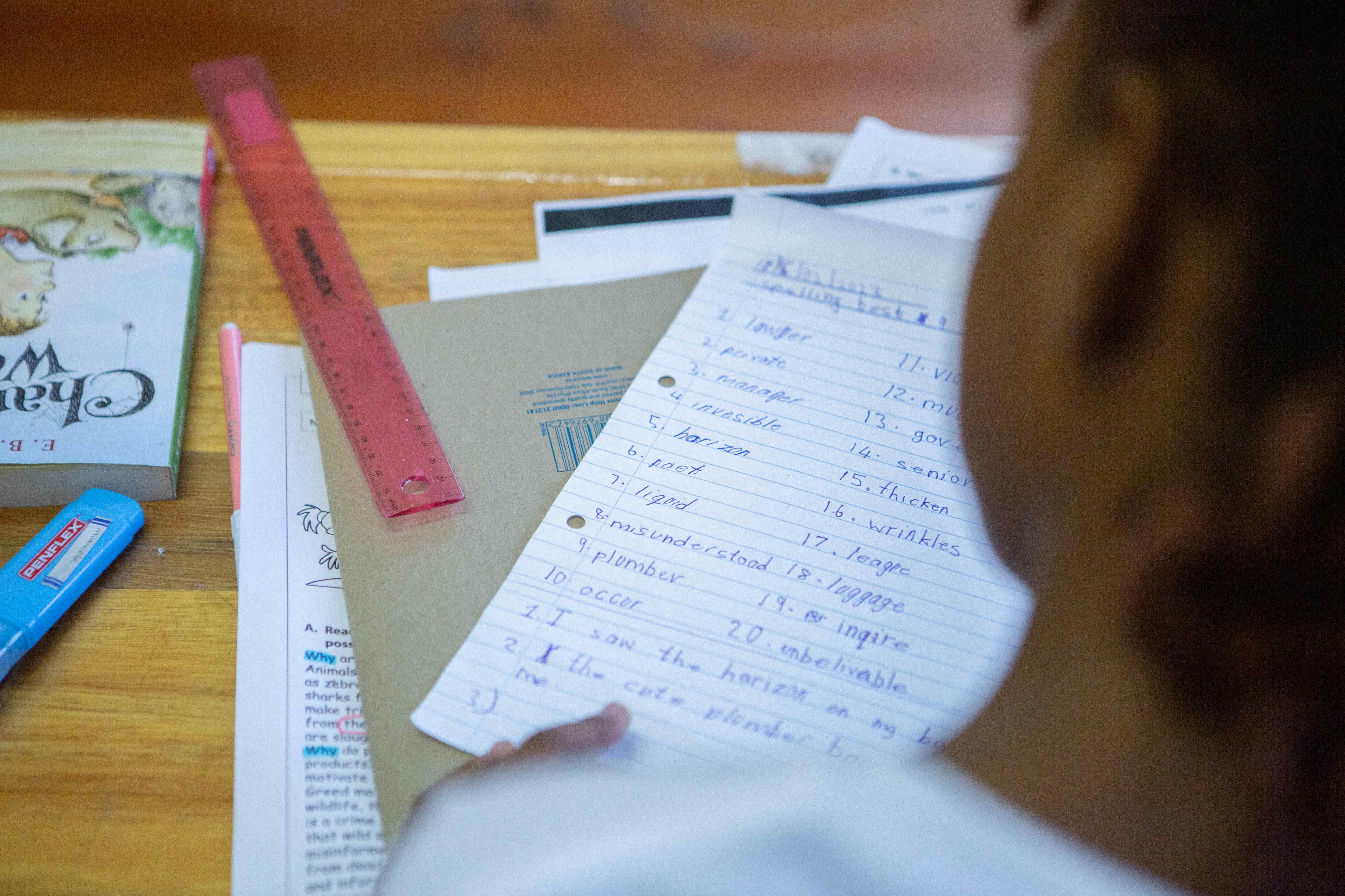 children having fun in class